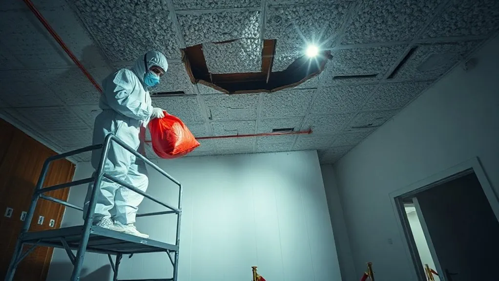 Asbestos Ceiling Removal in Ealing — HSE-licensed specialists