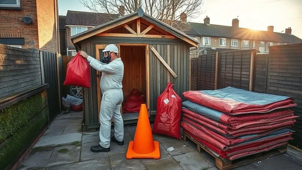 Garage & Shed Roof Removal in Ealing — HSE-licensed specialists